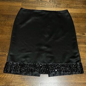 White House Black Market Cocktail Rhinestone Pencil Skirt